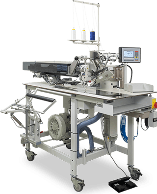 BASS 3050 — Machine à poches passepoilées A-S-S Automated Sewing Systems