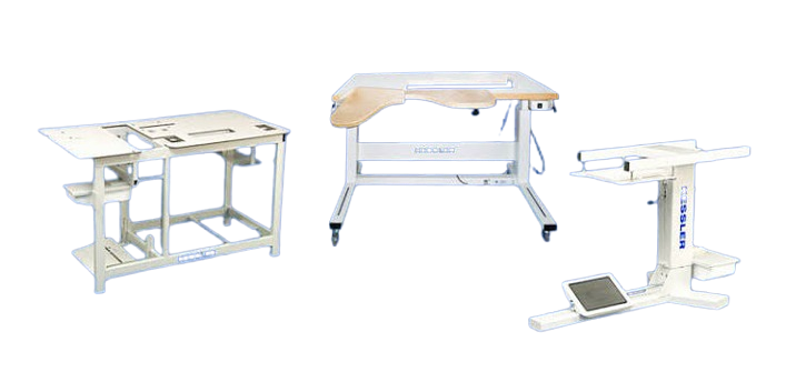 Bancadas para máquinas de coser industriales