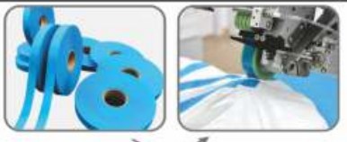 Bande en taffetas pour vêtements de protection Bamalosa