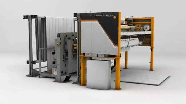 Jentschmann Panelmaster Ultrasonic — Coupe et soudage de panneaux de couette et de matelas